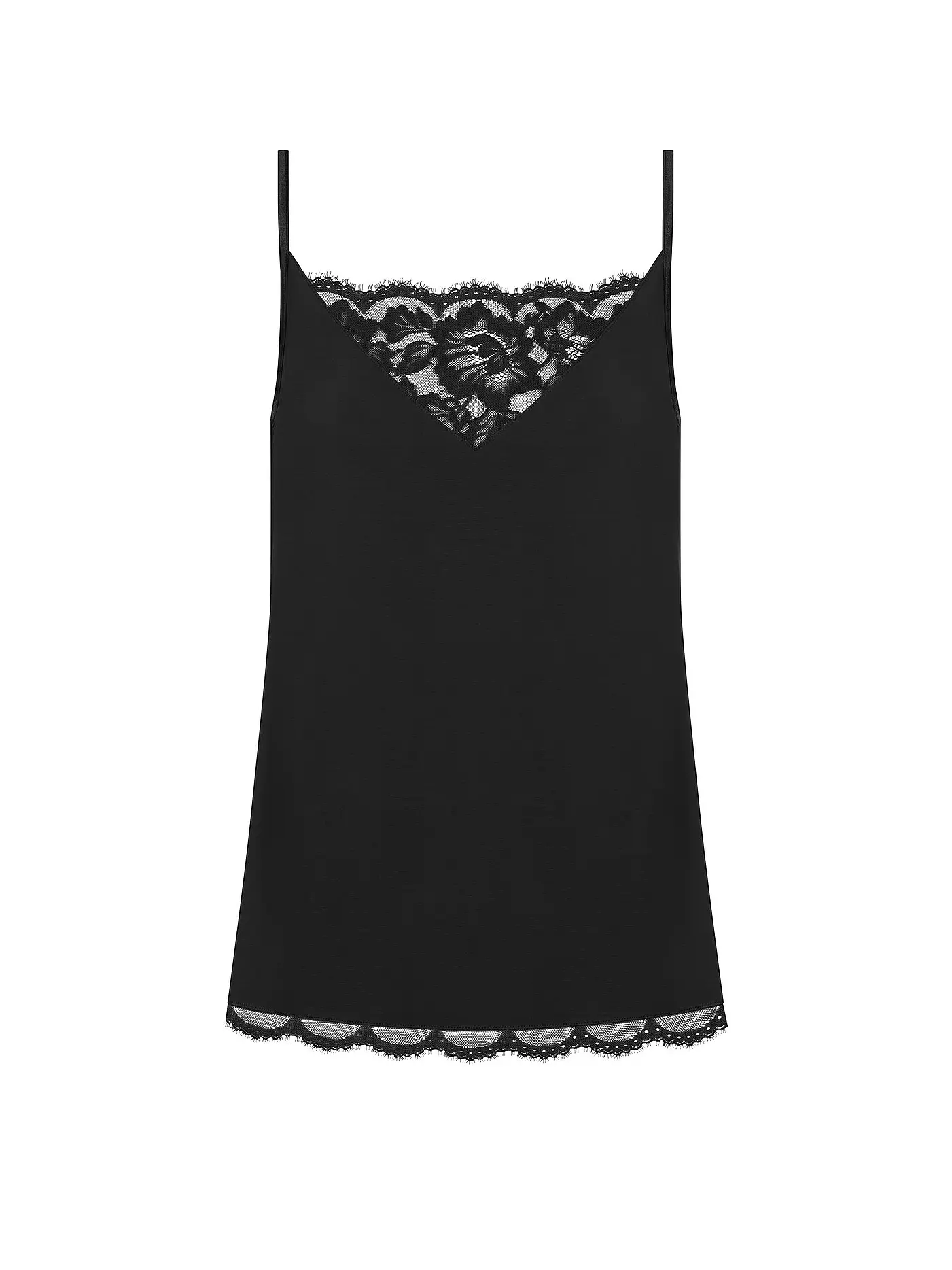 MEY | Top - Unterhemd CAMISOLE POETRY VOGUE schwarz | 